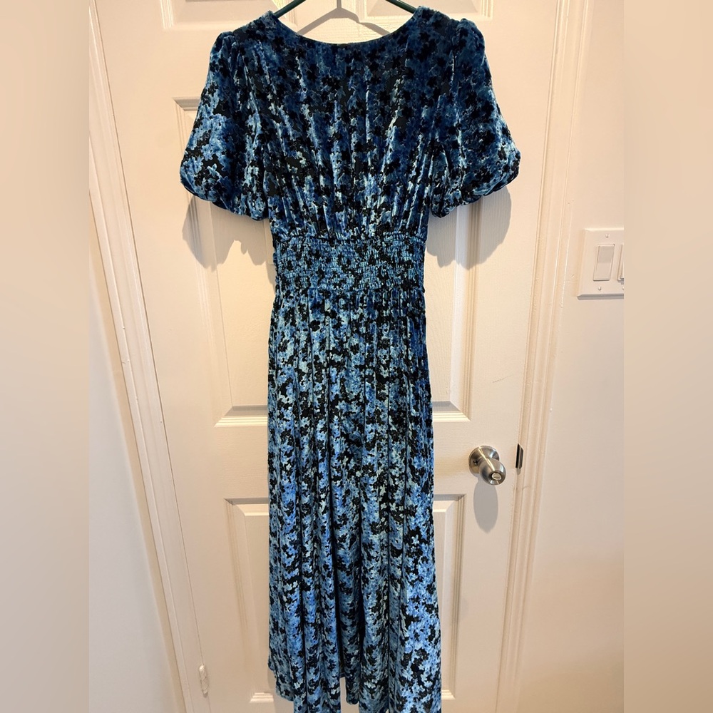 NWT Anthropologie XS The Katerina Button-Front Dress: Velvet Edition - Picture 9 of 13